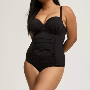 Black One-Piece Swimsuit